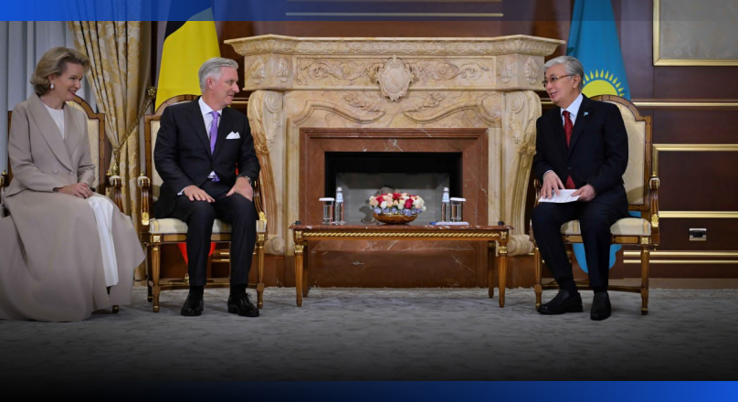Image for Токаев встретил короля и королеву Бельгии в Астане и отметил важность двустороннего сотрудничества 